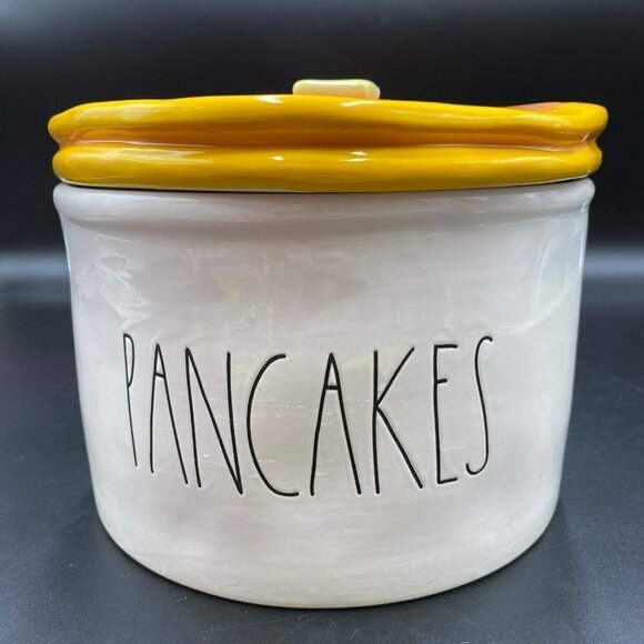 Rae Dunn Artisan Collection by Magenta Pancakes Bowl with Lid - Picture 1 of 11